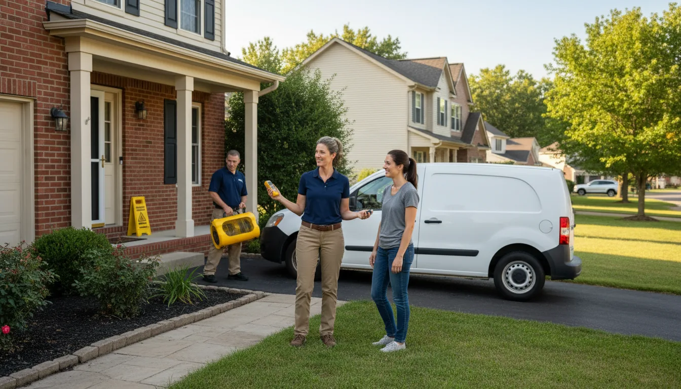 Residential water damage restoration in Billings, MT
